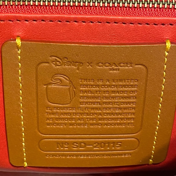 Disney Coach, Mickey Mouse Crossbody (NWT) - Picture 6 of 13